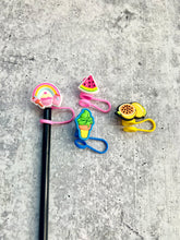 Load image into Gallery viewer, Set of 4 Straw Toppers - 10MM Straws - Cute Straw Topper