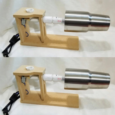 CLEARANCE - Set of 2 Single Cup Turners with drying rack - 2.5-3 rpm motor - One Cup Turner for Making Glitter Epoxy Tumblers