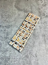 Load image into Gallery viewer, CLEARANCE - 10 - Animal Print - Reusable Plastic Straws - 9&quot; Long