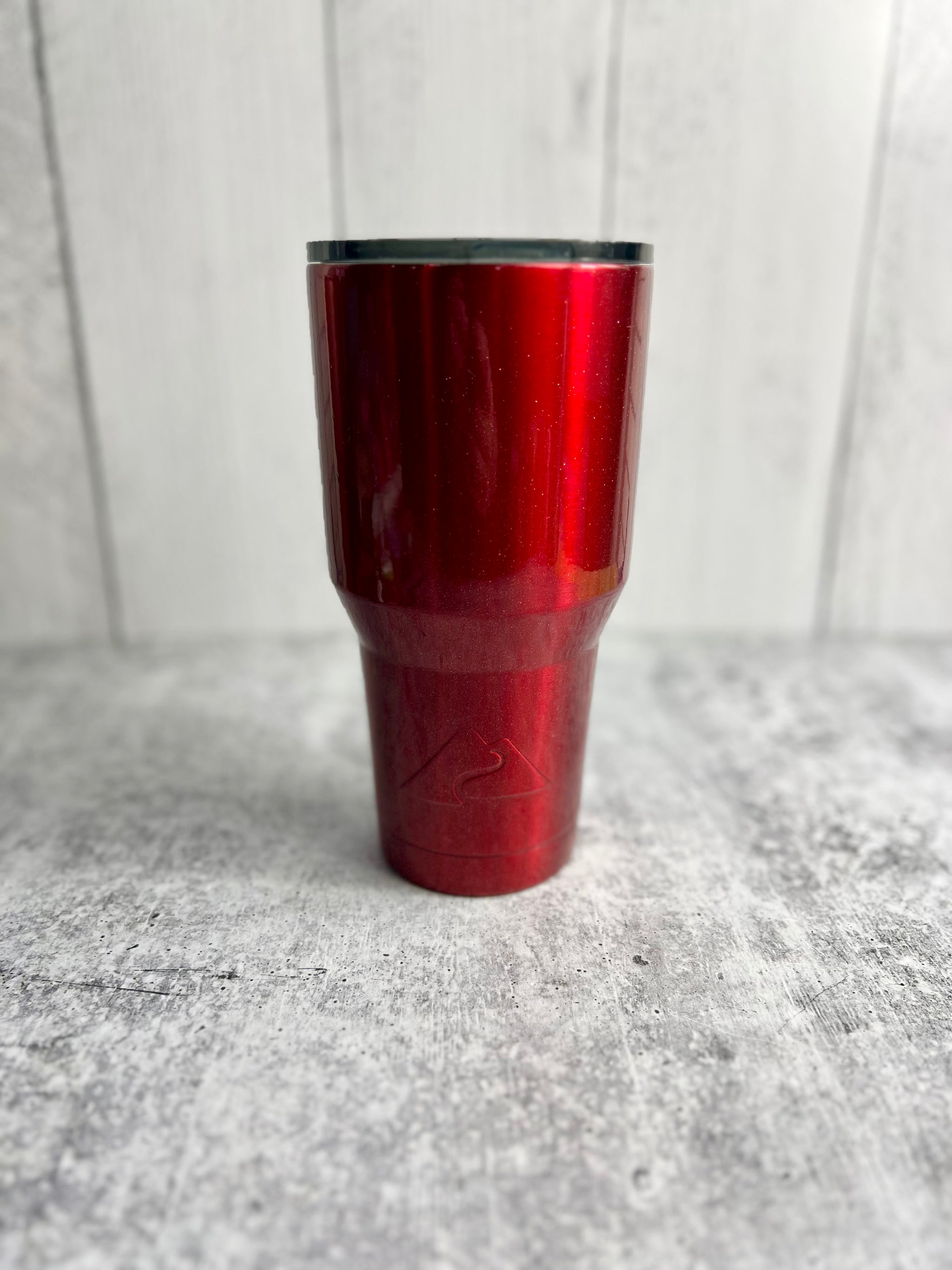 Metallic Red Powder Coated Stainless Steel Ozark Trail Tumbler 30 oz ...
