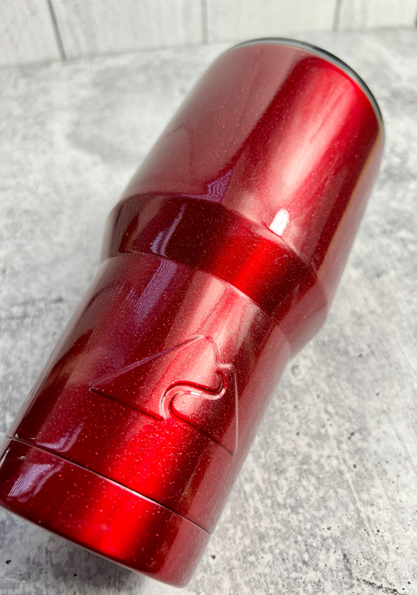 Metallic Red Powder Coated Stainless Steel Ozark Trail Tumbler 30 oz ...