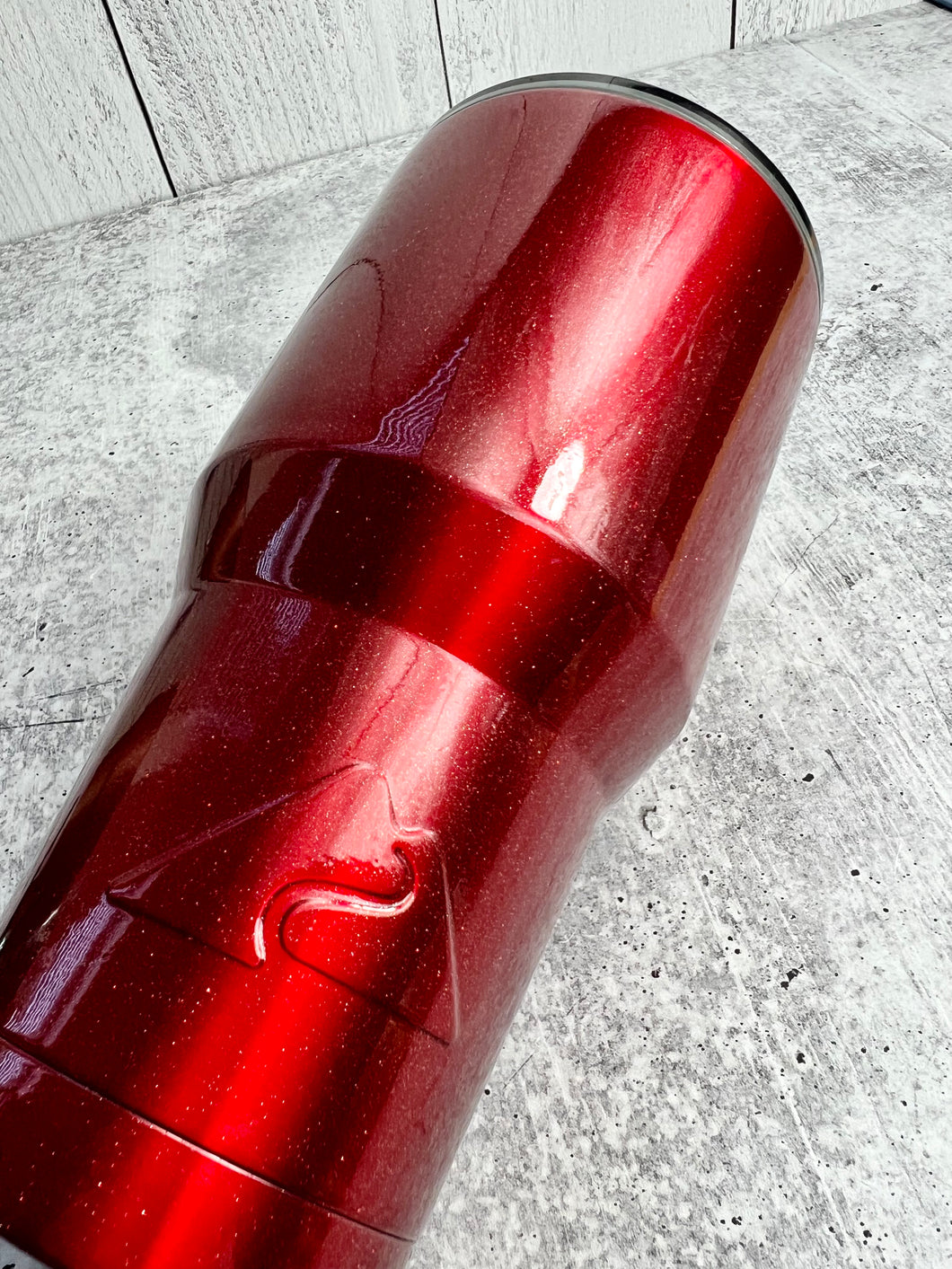 Metallic Red Powder Coated Stainless Steel Ozark Trail Tumbler 30 Oz Metallic red powder coated stainless steel ozark trail tumbler 30 oz