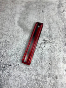 Epoxy Pen Cradle - Glitter Pen Cradle - Red / Black