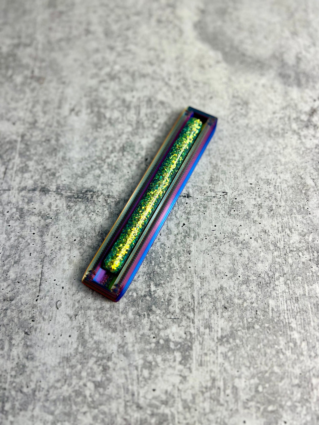 CLEARANCE - Epoxy Pen Cradle - Glitter Pen Cradle
