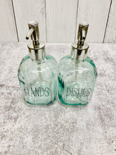 Load image into Gallery viewer, Set of 2 Soap Dispenser - Hands / Dishes - Decor | Kitchen | Farmhouse