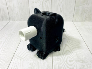 CLEARANCE - Black Cat Shaped Single Cup Turner - 3D Printed - One Cup Turner for Making Glitter Epoxy Tumblers