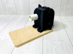 CLEARANCE - Cat Shaped Single Cup Turner - 3D Printed - One Cup Turner for Making Glitter Epoxy Tumblers
