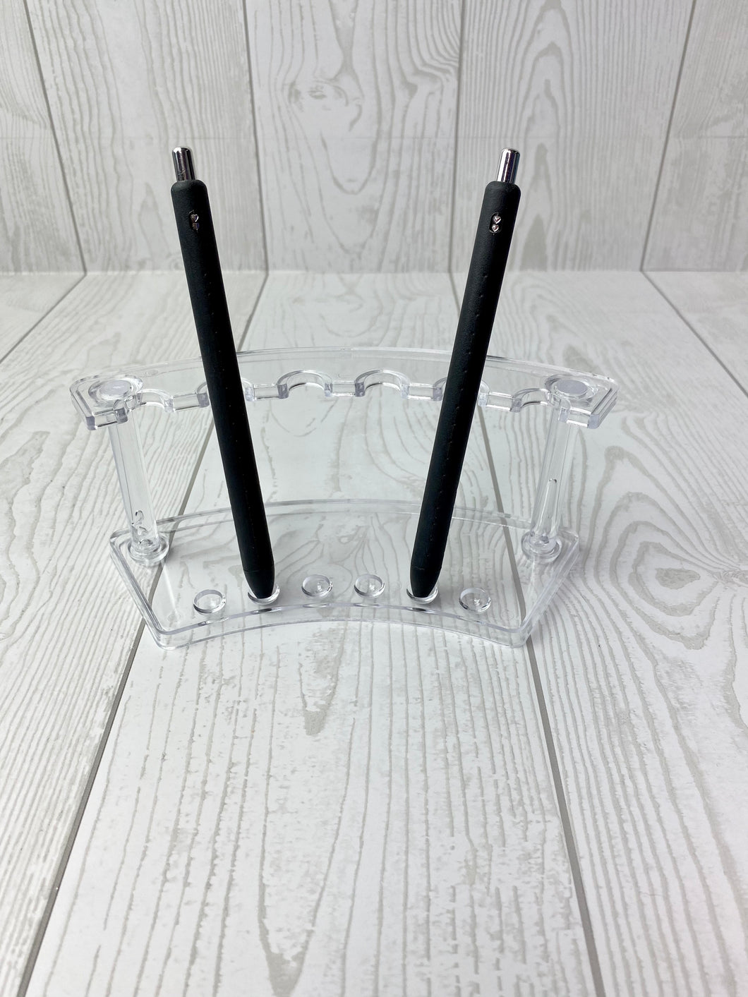 Glitter Pen Stand - Clear - Holds 6 Pens