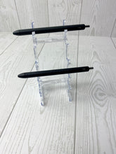Load image into Gallery viewer, CLEARANCE - Glitter Pen Stand - Clear - Holds 6 Pens