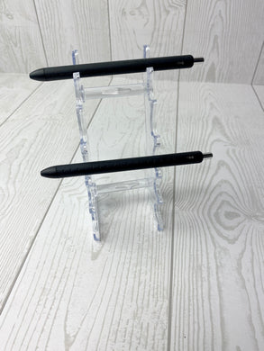 CLEARANCE - Glitter Pen Stand - Clear - Holds 6 Pens