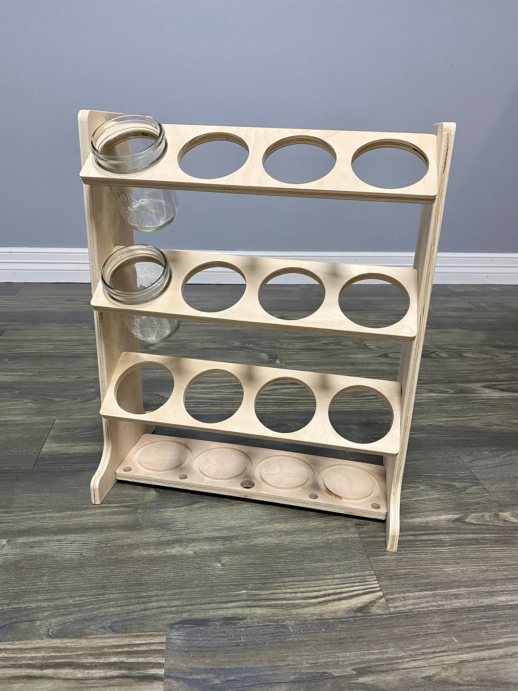 CLEARANCE - Mason Jar Holder - 12 Count - Craft Room Storage - Organizer