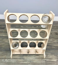 Load image into Gallery viewer, CLEARANCE - Mason Jar Holder - 12 Count - Craft Room Storage - Organizer