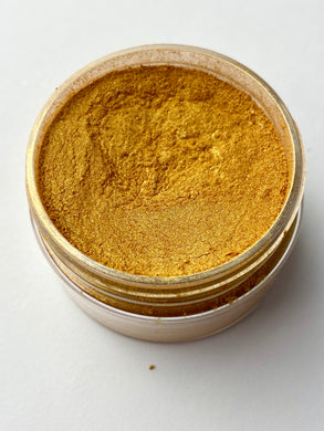 Pearlescent Mica Powder - 1 ounce jar - Sunset Gold