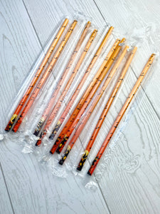 10 - Halloween - Reusable Plastic Straws - 9" Long