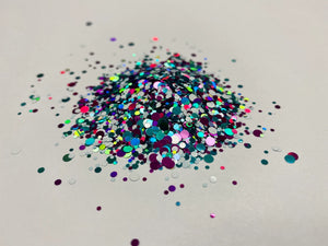 Mermaid Dots Custom Glitter Mix - 1 oz