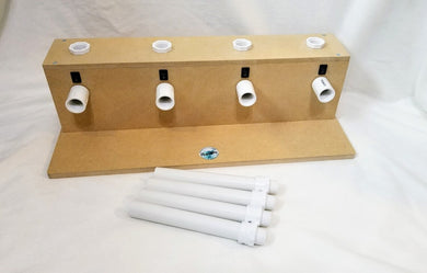 CLEARANCE - Compact Four Cup Turner with Drying Rack - 4 Cup Turner for Making Glitter Epoxy Tumblers