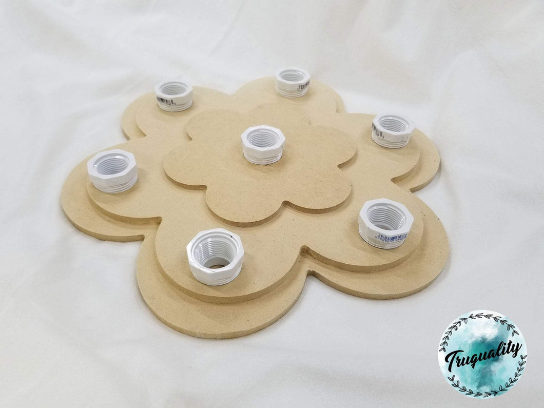CLEARANCE - 7 Cup drying rack for glitter tumbler making / cup turner