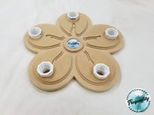 Load image into Gallery viewer, 5 Cup drying rack (1/2” PVC) for glitter tumbler making / cuptisserie / cup turner