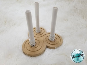 3 Cup drying rack for glitter tumbler making / cuptisserie / cup turner