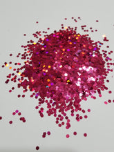 Load image into Gallery viewer, Chunky Pink Custom Glitter Mix - Available in 1,2, or 4 oz - Polyester, Solvent Resistant