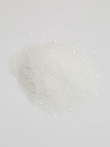 White Custom Glitter Mix - Available in 1,2, or 4 oz - Polyester, Solvent Resistant