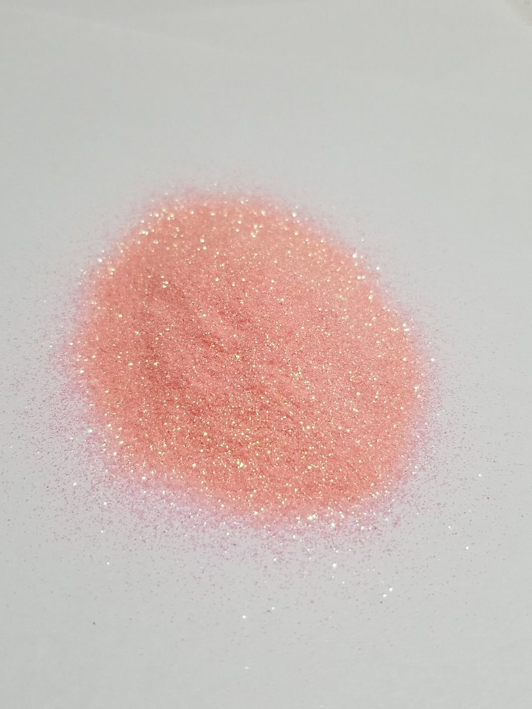Peach Custom Glitter Mix - Available in 1,2, or 4 oz - Polyester, Solvent Resistant
