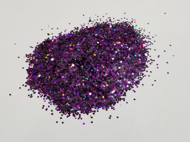 Galactic Purple Custom Glitter Mix - Available in 1,2, or 4 oz - Polyester, Solvent Resistant