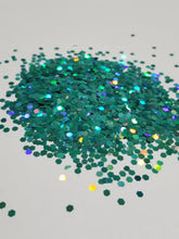 Load image into Gallery viewer, Chunky Teal Custom Glitter Mix - Available in 1,2, or 4 oz - Polyester, Solvent Resistant