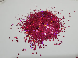 Chunky Pink Custom Glitter Mix - Available in 1,2, or 4 oz - Polyester, Solvent Resistant