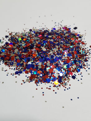 Independence Custom Glitter Mix - Available in 1,2, or 4 oz
