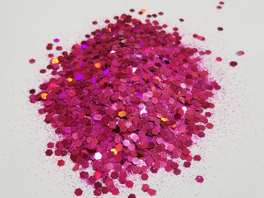 Orchid Custom Glitter Mix - Available in 1,2, or 4 oz - Polyester, Solvent Resistant