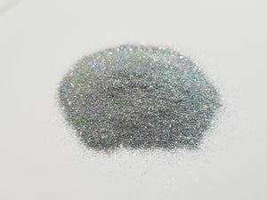 Silver Bling Custom Glitter Mix - Available in 1,2, or 4 oz - Polyester, Solvent Resistant