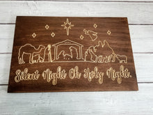 Load image into Gallery viewer, Nativity Christmas Sign | Christmas Decor | Holiday Sign